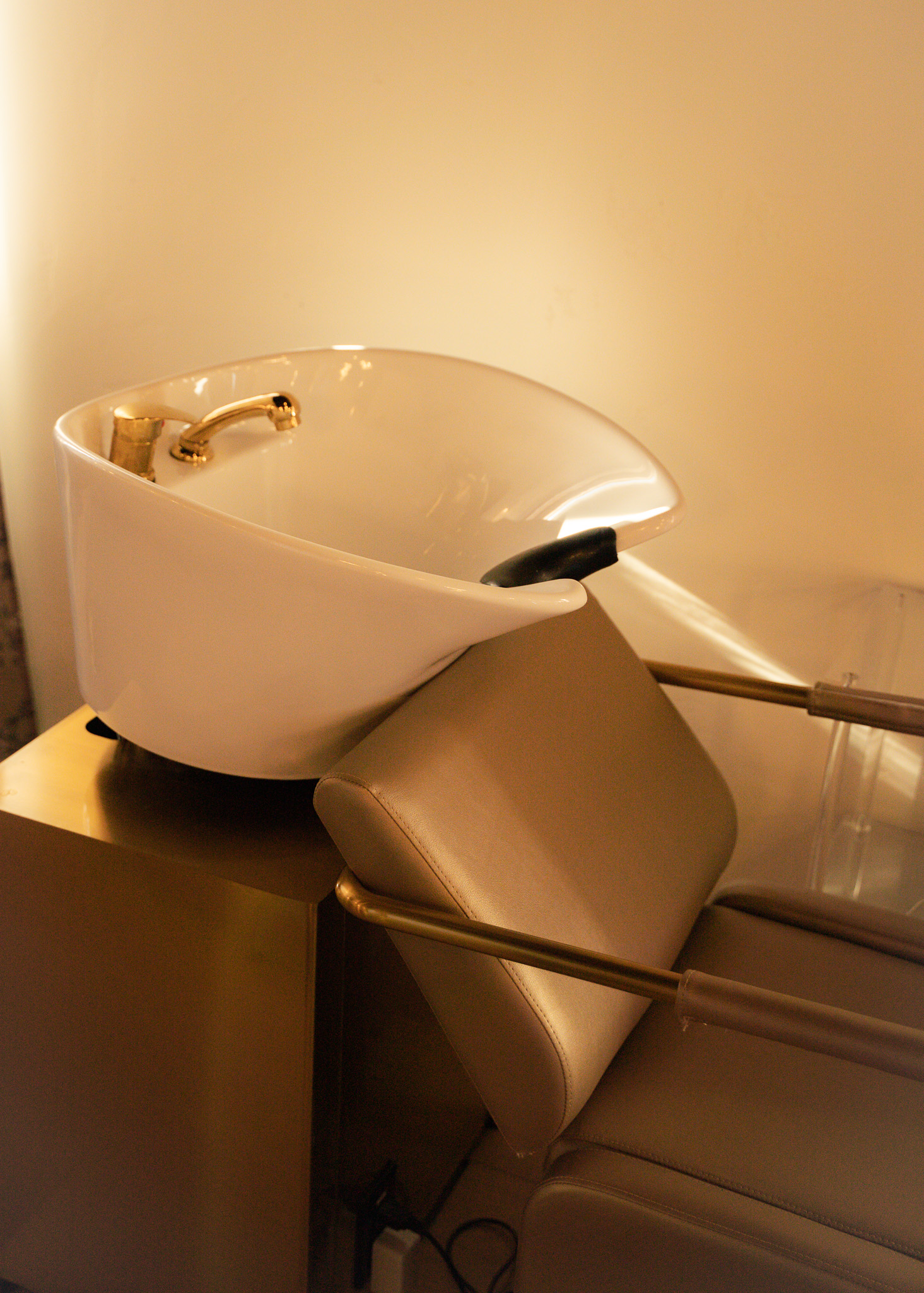 Head spa wash basin at Cambria Academy
